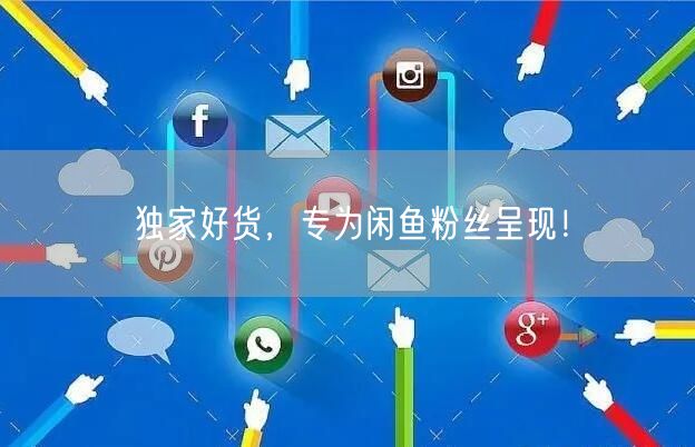 独家好货,专为闲鱼粉丝呈现!