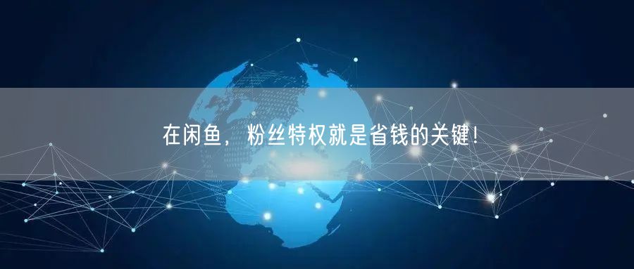 在闲鱼，粉丝特权就是省钱的关键！
