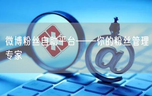 微博粉丝自助平台——你的粉丝管理专家