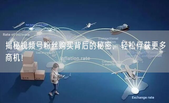 揭秘视频号粉丝购买背后的秘密，轻松俘获更多商机！