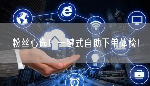 粉丝心选!一键式自助下单体验!