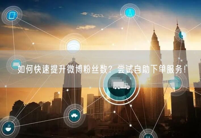 如何快速提升微博粉丝数?尝试自助下单服务!