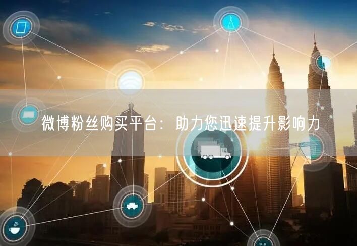 微博粉丝购买平台：助力您迅速提升影响力