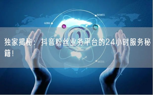 独家揭秘:抖音粉丝业务平台的24小时服务秘籍!