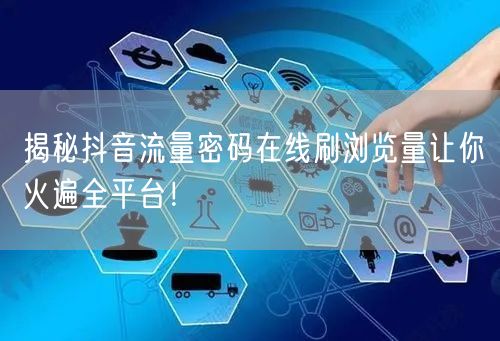 揭秘抖音流量密码在线刷浏览量让你火遍全平台！